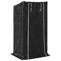 Haardhoutrek met regenhoes 100x80x200 cm gegalvaniseerd staal 5