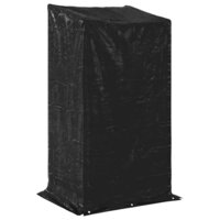 Haardhoutrek met regenhoes 100x80x200 cm gegalvaniseerd staal 8