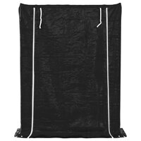 Haardhoutrek met regenhoes 150x40x200 cm gegalvaniseerd staal 4