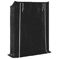 Haardhoutrek met regenhoes 150x40x200 cm gegalvaniseerd staal 5