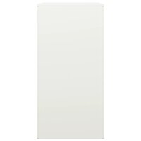 Haardhoutrek 60x40x80 cm staal wit 5