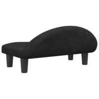 Hondenmand 70x52x30 cm fluweel zwart 5