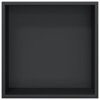 Douchenis 32x32x9 cm roestvrijstaal matzwart 4