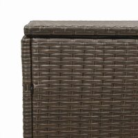 Tuinbox 110x50x58 cm poly rattan bruin 8