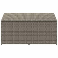 Tuinbox 110x50x58 cm poly rattan grijs 3