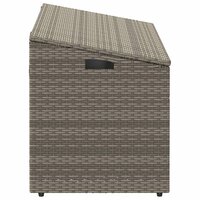 Tuinbox 110x50x58 cm poly rattan grijs 5