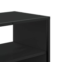 Tv-meubel 60x31x39,5 cm bewerkt hout en metaal zwart 8