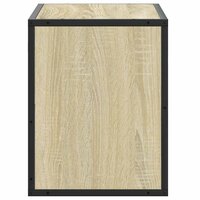 Tv-meubel 60x31x39,5 cm bewerkt hout metaal sonoma eikenkleurig 5