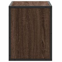 Tv-meubel 60x31x39,5 cm bewerkt hout metaal bruin eikenkleurig 5