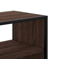 Tv-meubel 60x31x39,5 cm bewerkt hout metaal bruin eikenkleurig 7