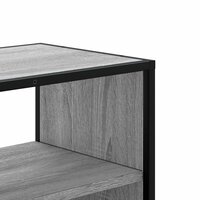 Tv-meubel 80x31x39,5 cm bewerkt hout metaal grijs sonoma eiken 7