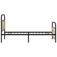 Bedframe zonder matras bewerkt hout sonoma eikenkleur 90x200 cm 6
