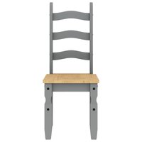 5-delige Eetset Panama massief grenenhout grijs 8