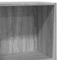 Boekenkast 60x30x77 cm bewerkt hout grijs sonoma eikenkleurig 7
