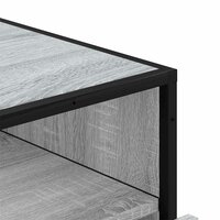 Ladekast 70x41x70 cm bewerkt hout grijs sonoma eikenkleurig 8