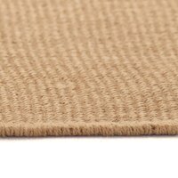 Tapijt met latex onderkant 70x130 cm jute natuurlijk 3