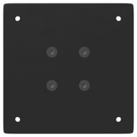 Salontafelpoten 4 st 72 cm staal zwart 7