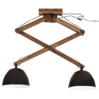 Plafondlamp 25 W E27 29x18x85 cm zwart 3