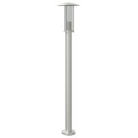 Vloerlamp voor buiten 100 cm roestvrijstaal zilverkleurig 2