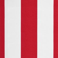 Vervangingsdoek voor luifel gestreept 4,5x3 m rood en wit 6