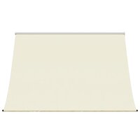 Luifel uittrekbaar 250x150 cm stof en staal cr&egrave;mekleurig 3