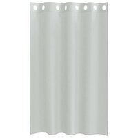 Gordijnen voile met doorvoertules 2 st 140x175 cm lichtgrijs 4