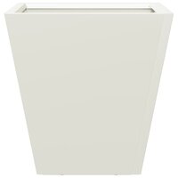Plantenbak 30x30x30 cm staal wit 4
