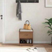 Gangbankje SANDNES 45x40x50 cm massief grenenhout 4