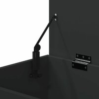 Opbergkist 84x42x46 cm bewerkt hout zwart 9