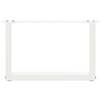 Salontafelpoten 2 st U-vormig 50x(30-31) cm staal wit 5