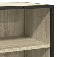 Dressoir 35,5x35x76 cm bewerkt hout en metaal sonoma eikenkleur 7