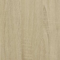 Dressoir 35,5x35x76 cm bewerkt hout en metaal sonoma eikenkleur 8
