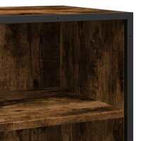Dressoir 35,5x35x76 cm bewerkt hout en metaal gerookt eiken 7