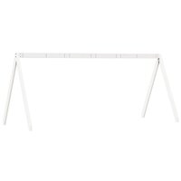 Kinderbedhuisje 199x95,5x88 cm massief grenenhout wit 6