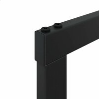 Haardhoutrek 55x30x116 cm staal zwart 9