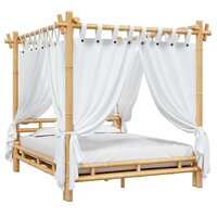 Hemelbed 160x200 cm bamboe 4