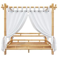 Hemelbed 180x200 cm bamboe 5