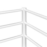 Stapelbed zonder matras 90x190 cm staal wit 9