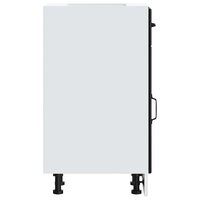 Keuken onderkast Lucca bewerkt hout zwart 6