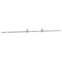 Schuifdeur onderdelenset 183 cm roestvrij staal zilverkleurig 7