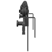 Doos met onderdelen voor schuifdeur 200 cm staal zwart 6