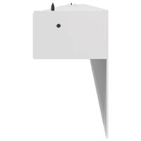 Beslagset schuifdeur 183 cm aluminiumlegering zilverkleurig 6