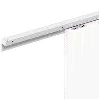 Beslagset schuifdeur 183 cm aluminiumlegering zilverkleurig 8