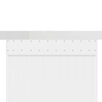 Beslagset schuifdeur 183 cm aluminiumlegering zilverkleurig 9