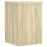 Plantenstandaards 2 st 25x25x35 cm bewerkt hout sonoma eiken 4