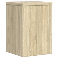 Plantenstandaards 2 st 25x25x35 cm bewerkt hout sonoma eiken 7
