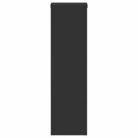 Plantenstandaards 2 st 17x17x60 cm bewerkt hout zwart 6