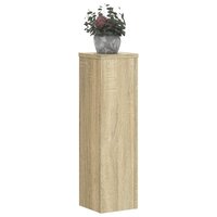 Plantenstandaards 2 st 17x17x60 cm bewerkt hout sonoma eiken 3