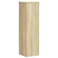 Plantenstandaards 2 st 17x17x60 cm bewerkt hout sonoma eiken 4
