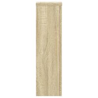 Plantenstandaards 2 st 17x17x60 cm bewerkt hout sonoma eiken 5